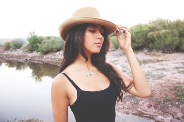 Trio Opal Block Necklace