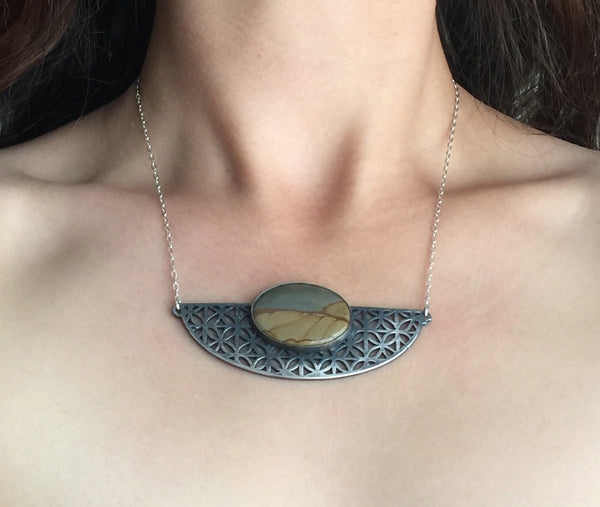 Atomic Blue Desert Necklace